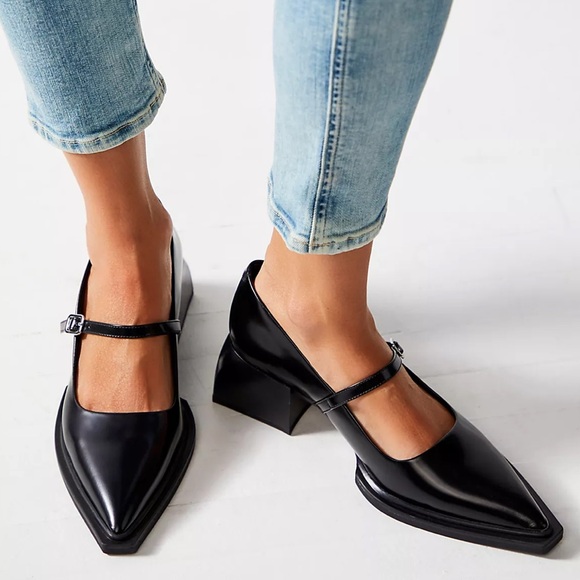 Vagabond Shoes - NWT Vagabond Vivian Leather Mary Jane Heels in Black Size EU 39